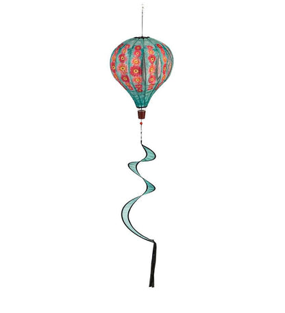 Plow & Hearth Decorative Garden Accents Yard & Garden Hot Air Balloon Wind Spinner - Butterfly