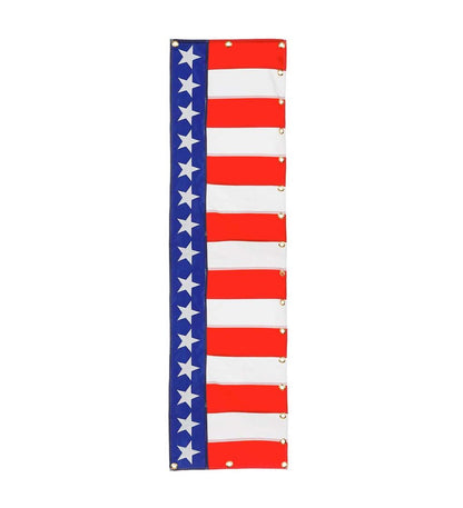 Plow & Hearth Decorative Garden Accents Yard & Garden Large Half-Round Stars And Stripes Bunting
