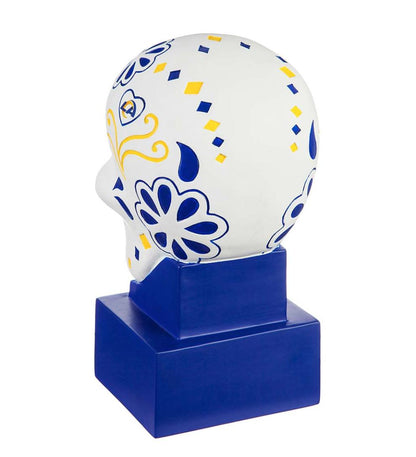Plow & Hearth Decorative Garden Accents Yard & Garden Los Angeles Rams Sugar Skull Statue
