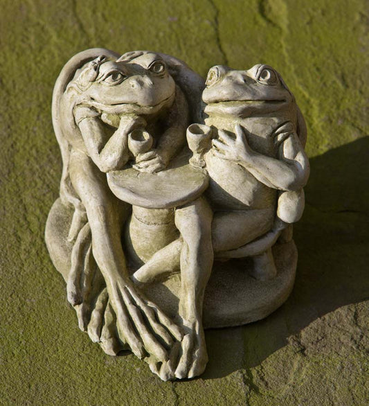 Plow & Hearth Decorative Garden Accents Yard & Garden Made In America Cast Stone Wine Time