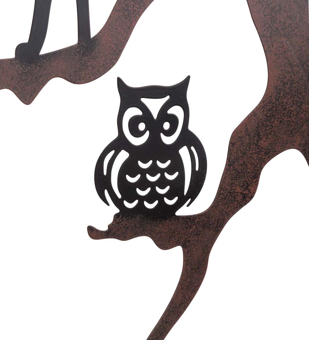 Plow & Hearth Decorative Garden Accents Yard & Garden Metal Halloween Trellises In Witch And Haunted House Designs - Haunted House