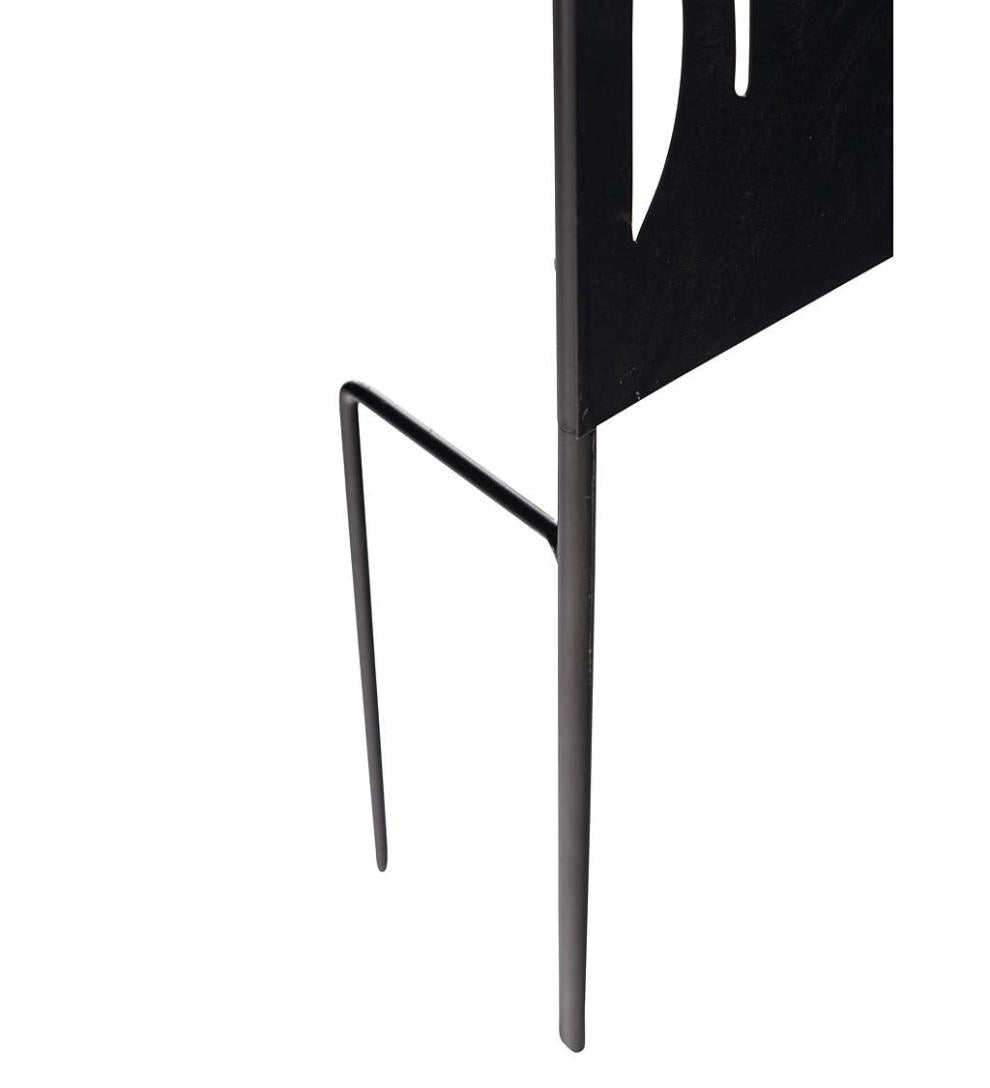 Plow & Hearth Decorative Garden Accents Yard & Garden Metal Halloween Trellises In Witch And Haunted House Designs - Haunted House