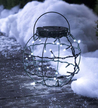Plow & Hearth Decorative Garden Accents Yard & Garden Mini Solar Lanterns, Set Of 3