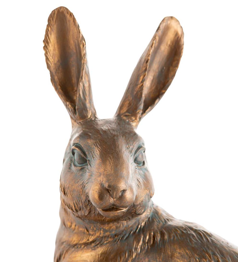 Plow & Hearth Decorative Garden Accents Yard & Garden Rabbit Family With Mother And Three Babies, Set Of 4