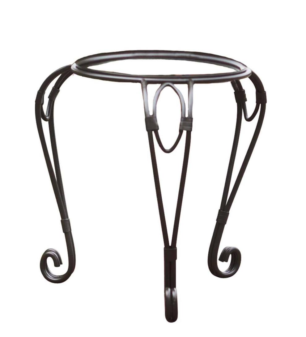 Plow & Hearth Decorative Garden Accents Yard & Garden Scrollwork Metal Gazing Ball Stand