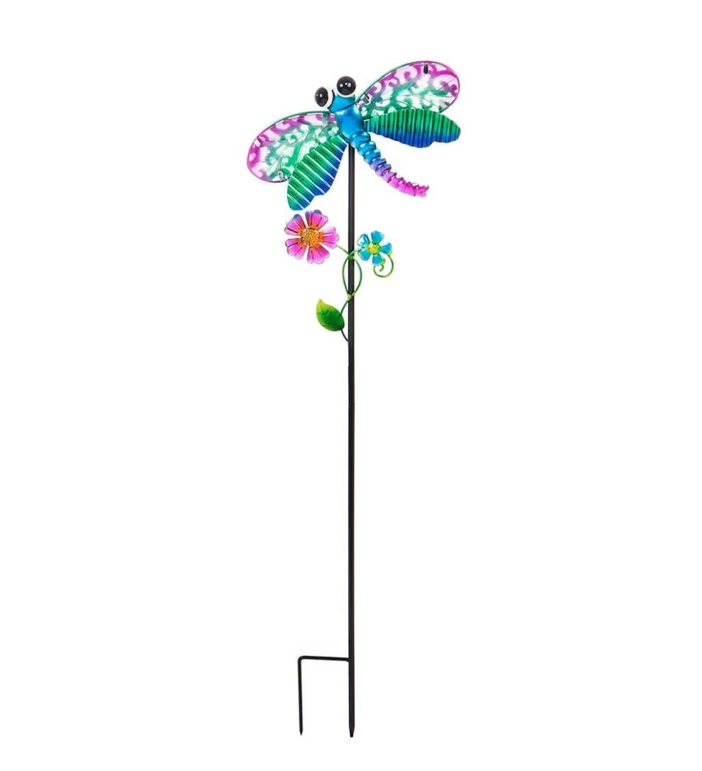 Plow & Hearth Decorative Garden Accents Yard & Garden Secret Solar Garden Stake - Bird