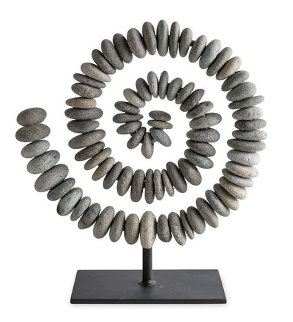 Plow & Hearth Decorative Garden Accents Yard & Garden Stone Spiral On Stand