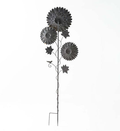Plow & Hearth Decorative Garden Accents Yard & Garden Sunflower Garden Metal Stake