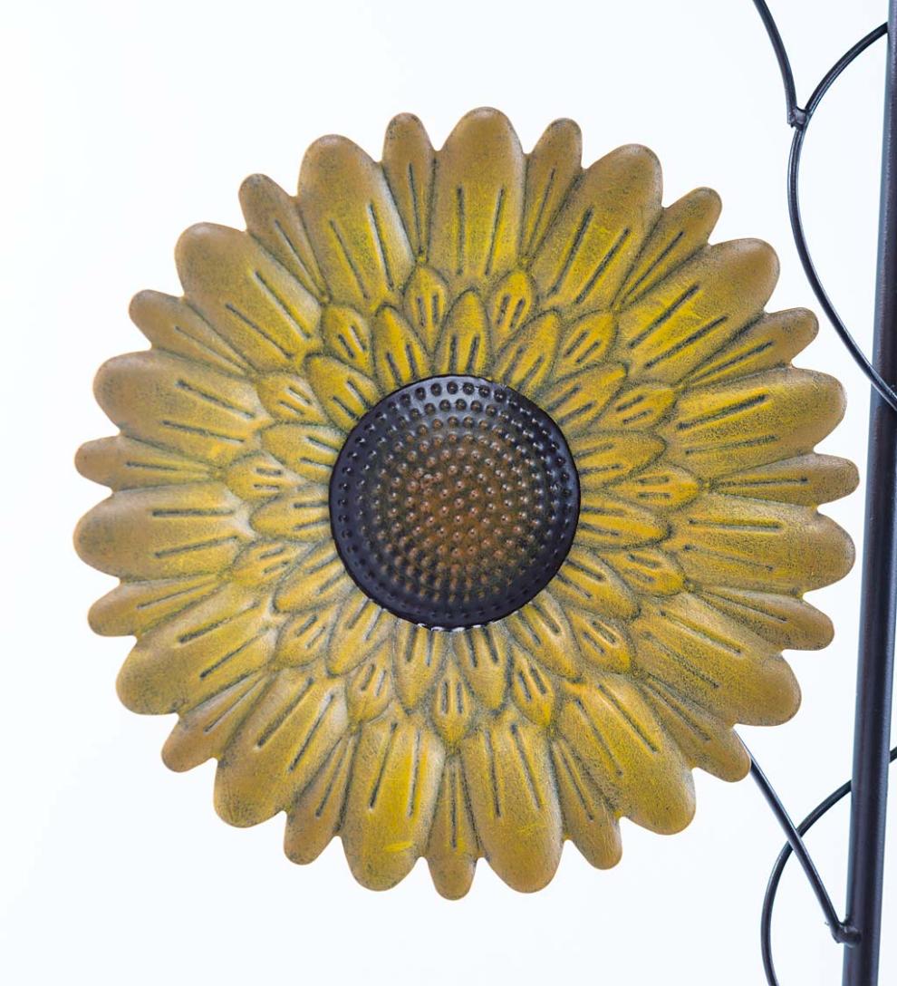 Plow & Hearth Decorative Garden Accents Yard & Garden Sunflower Garden Metal Stake
