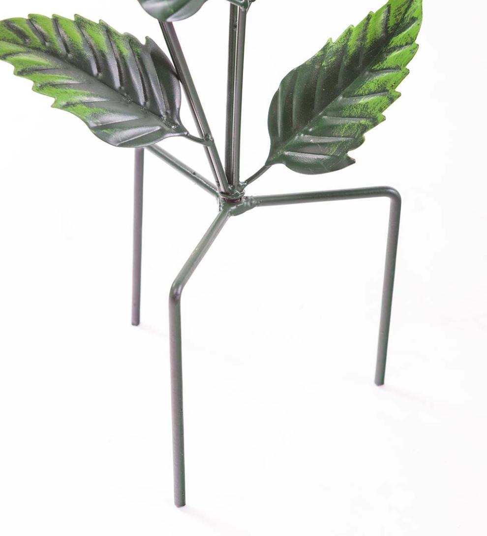 Plow & Hearth Decorative Garden Accents Yard & Garden Sunflowers With Bird Metal Garden Stake
