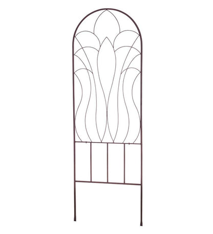 Plow & Hearth Decorative Garden Accents Yard & Garden Tulip Metal Garden Trellis