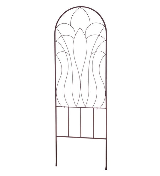 Plow & Hearth Decorative Garden Accents Yard & Garden Tulip Metal Garden Trellis