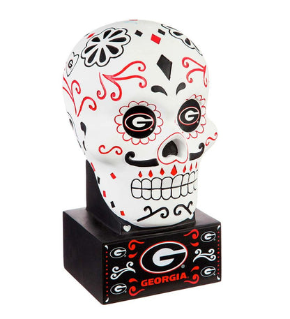 Plow & Hearth Decorative Garden Accents Yard & Garden University Of Georgia Sugar Skull Statue