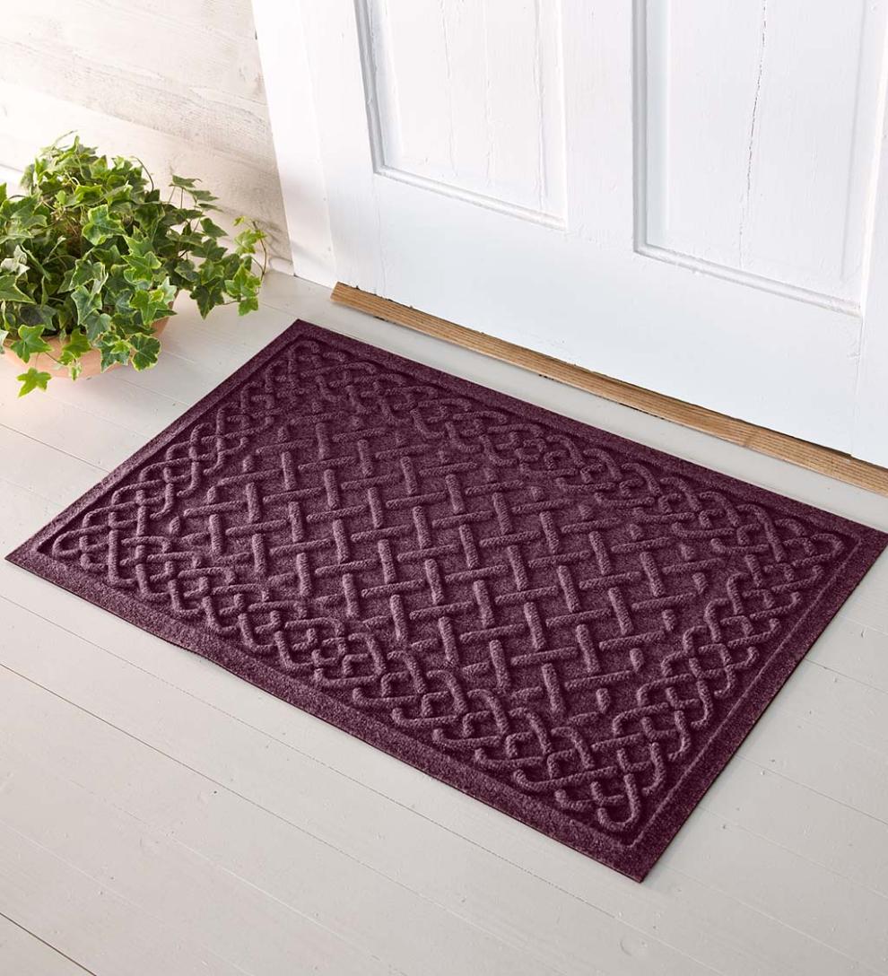Plow & Hearth Doormats & Boot Trays Outdoor Living Waterhog Cable Weave Doormat