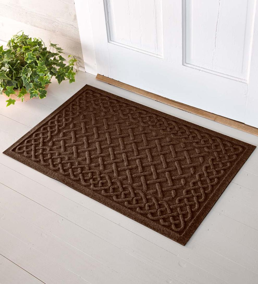 Plow & Hearth Doormats & Boot Trays Outdoor Living Waterhog Cable Weave Doormat