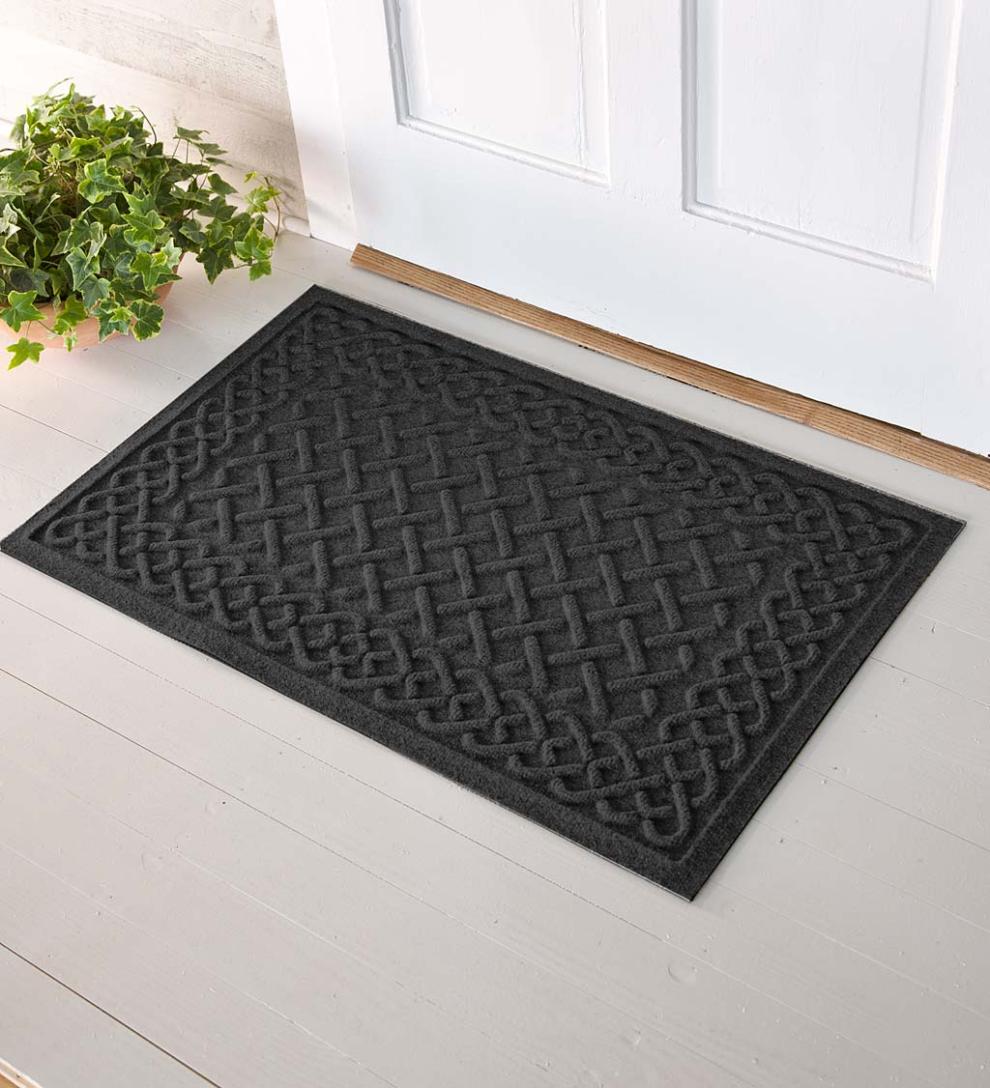 Plow & Hearth Doormats & Boot Trays Outdoor Living Waterhog Cable Weave Doormat