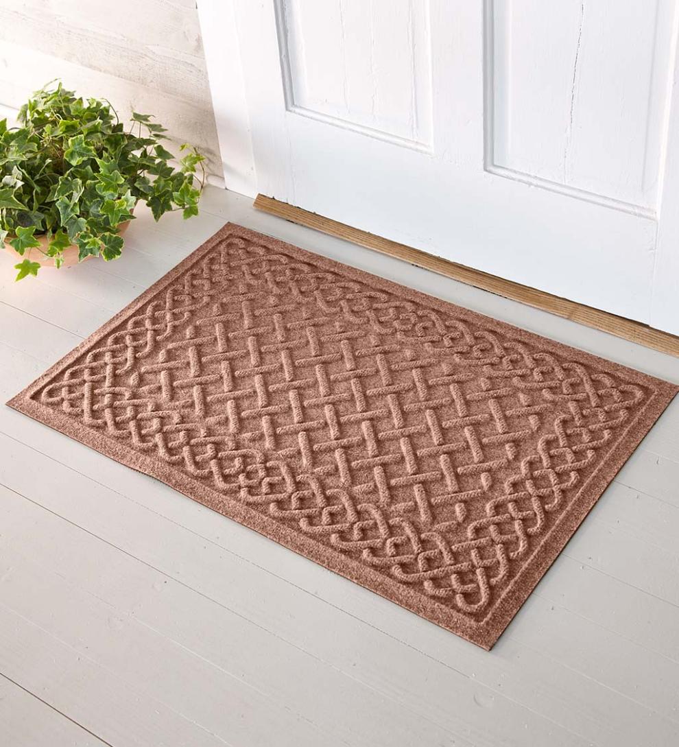 Plow & Hearth Doormats & Boot Trays Outdoor Living Waterhog Cable Weave Doormat