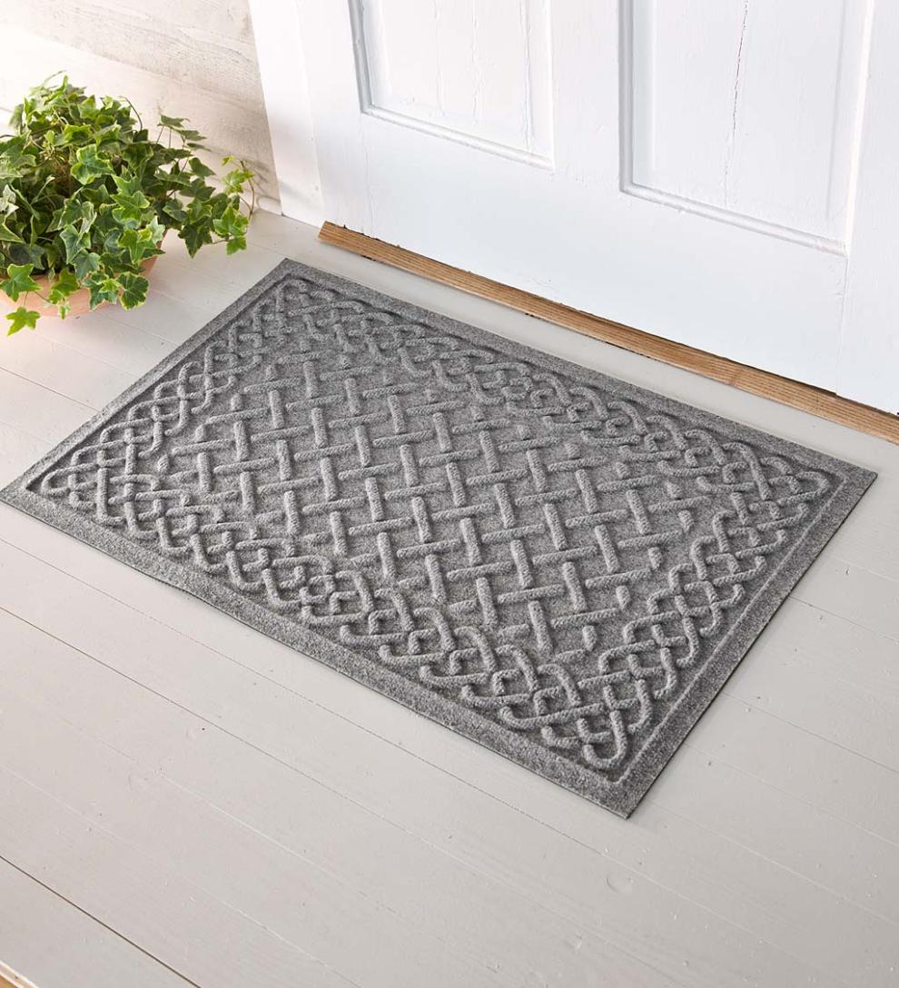 Plow & Hearth Doormats & Boot Trays Outdoor Living Waterhog Cable Weave Doormat