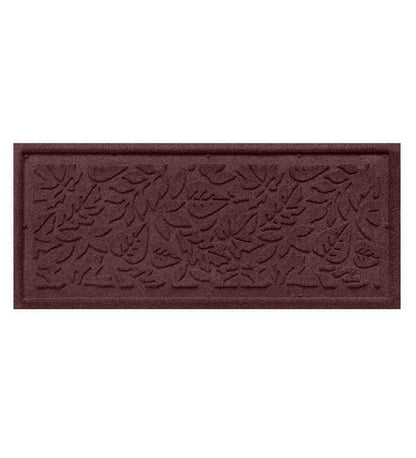 Plow & Hearth Doormats & Boot Trays Outdoor Living Waterhog Fall Day Leaves Boot Tray - Bordeaux