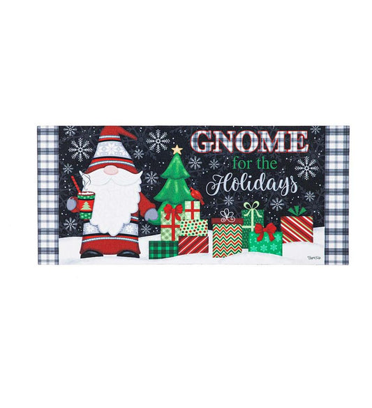 Plow & Hearth Doormats Indoor Living Gnome For The Holidays Sassafras Switch Mat