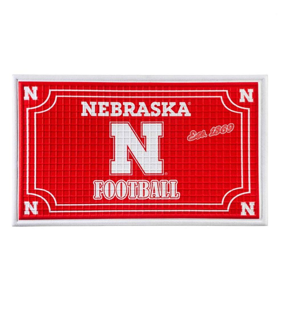 Plow & Hearth Doormats Indoor Living Indoor/Outdoor College Team Pride Embossed Doormat - Univ Of Alabama