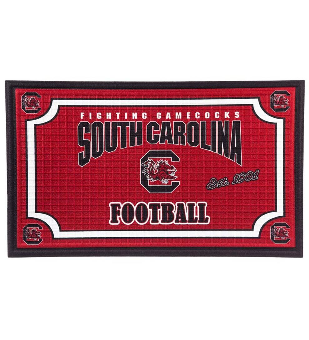 Plow & Hearth Doormats Indoor Living Indoor/Outdoor College Team Pride Embossed Doormat - Univ Of Alabama