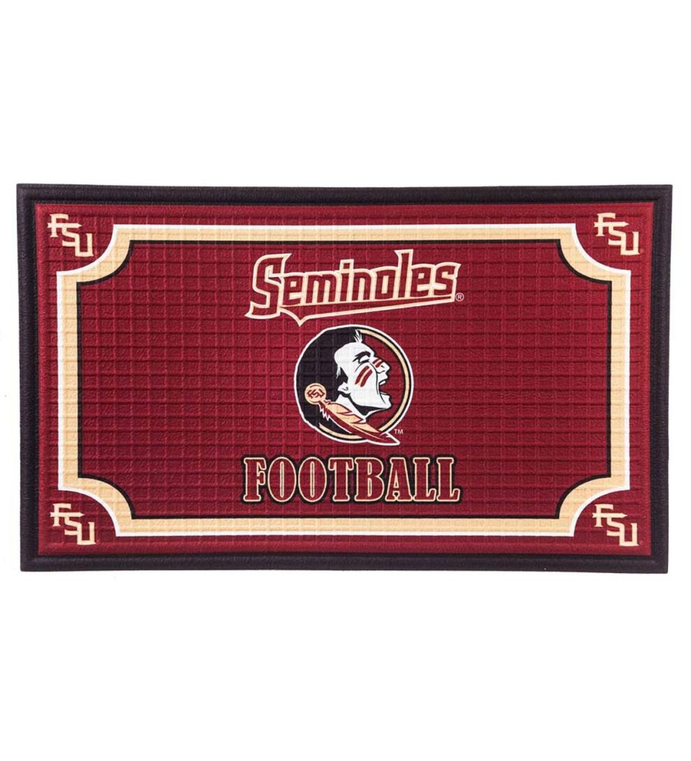 Plow & Hearth Doormats Indoor Living Indoor/Outdoor College Team Pride Embossed Doormat - Univ Of Alabama