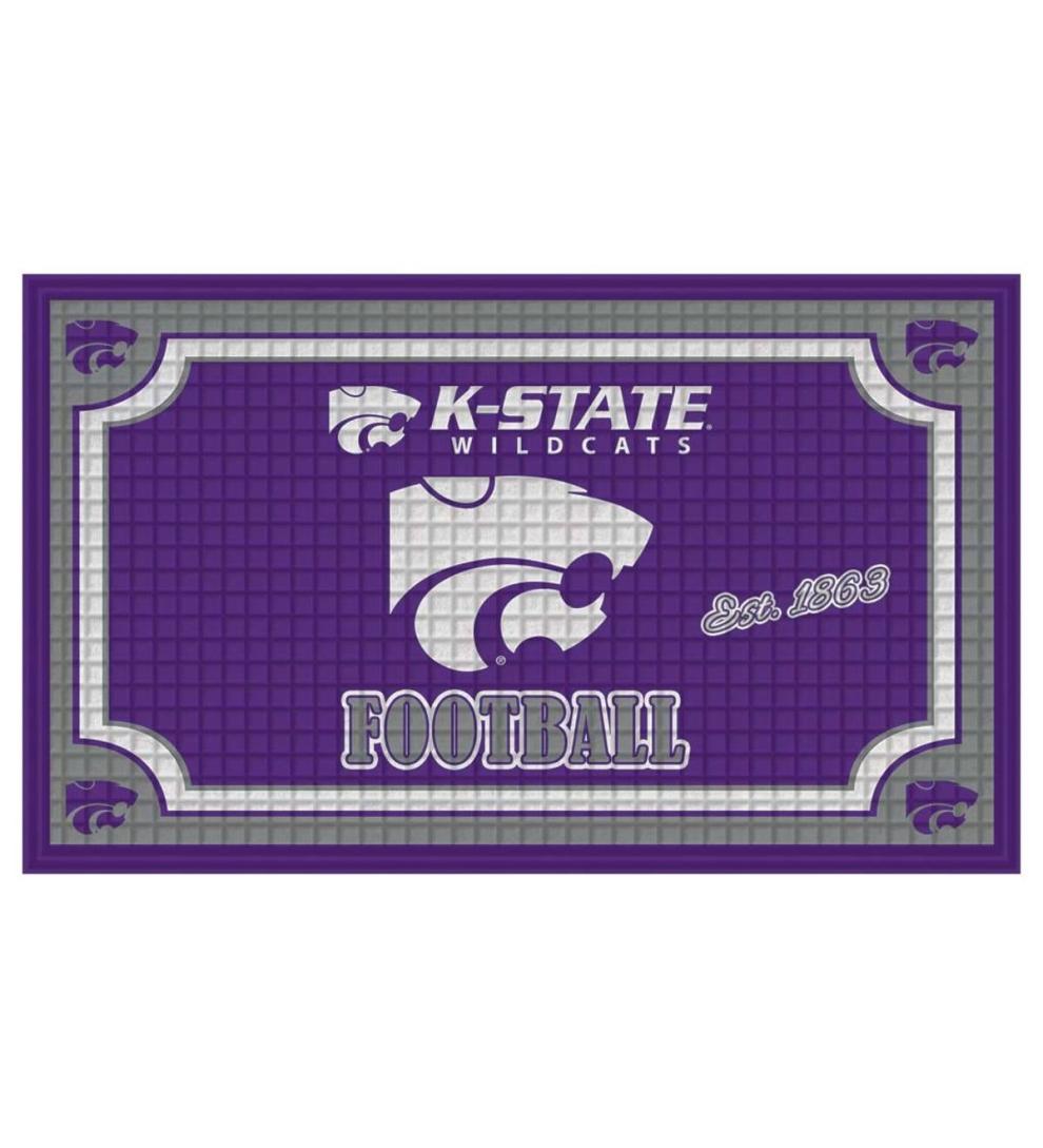 Plow & Hearth Doormats Indoor Living Indoor/Outdoor College Team Pride Embossed Doormat - Univ Of Alabama