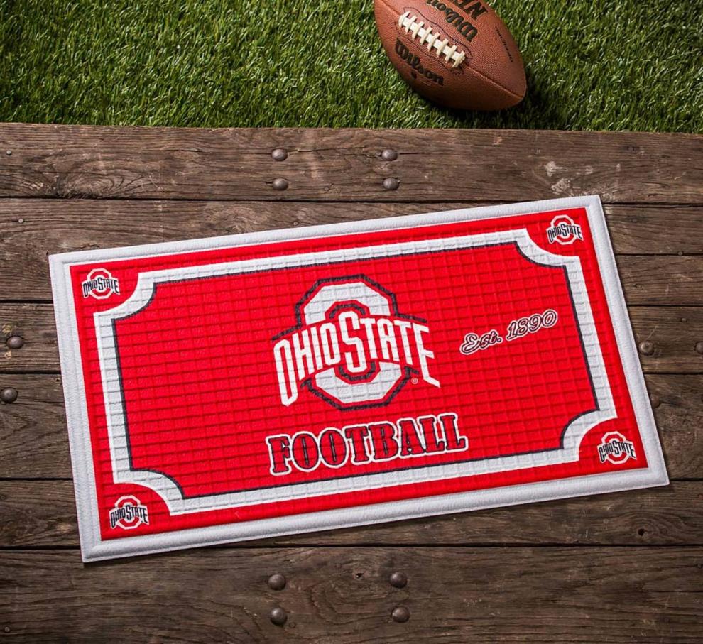 Plow & Hearth Doormats Indoor Living Indoor/Outdoor College Team Pride Embossed Doormat - Univ Of Alabama