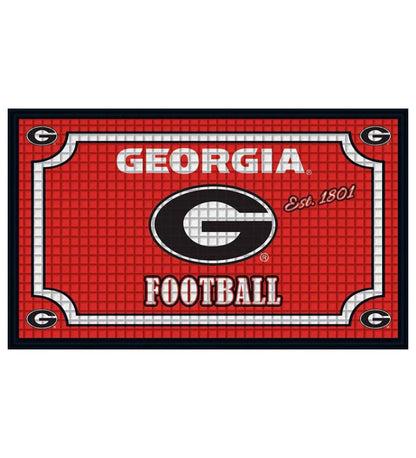 Plow & Hearth Doormats Indoor Living Indoor/Outdoor College Team Pride Embossed Doormat - Univ Of Alabama