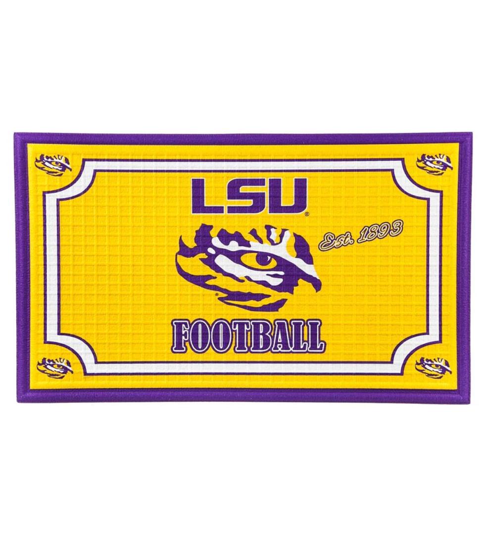 Plow & Hearth Doormats Indoor Living Indoor/Outdoor College Team Pride Embossed Doormat - Univ Of Alabama