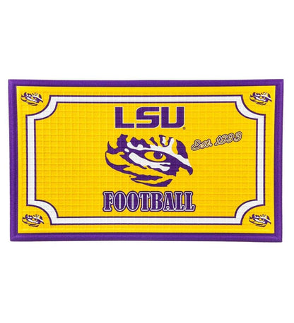Plow & Hearth Doormats Indoor Living Indoor/Outdoor College Team Pride Embossed Doormat - Univ Of Alabama