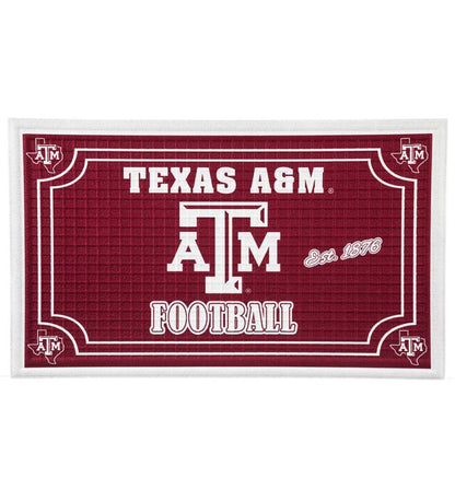 Plow & Hearth Doormats Indoor Living Indoor/Outdoor College Team Pride Embossed Doormat - Univ Of Alabama