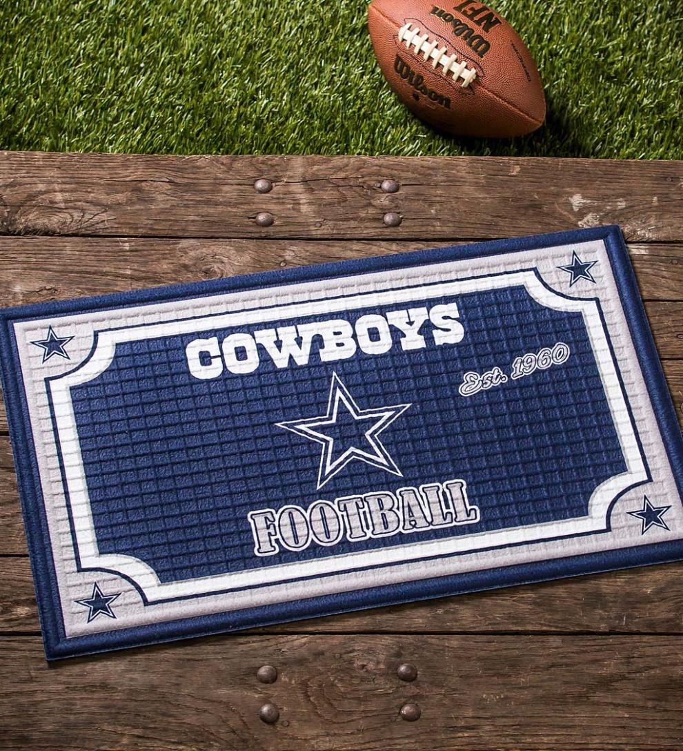 Plow & Hearth Doormats Indoor Living Indoor/Outdoor Nfl Team Pride Embossed Doormat - Denver Broncos