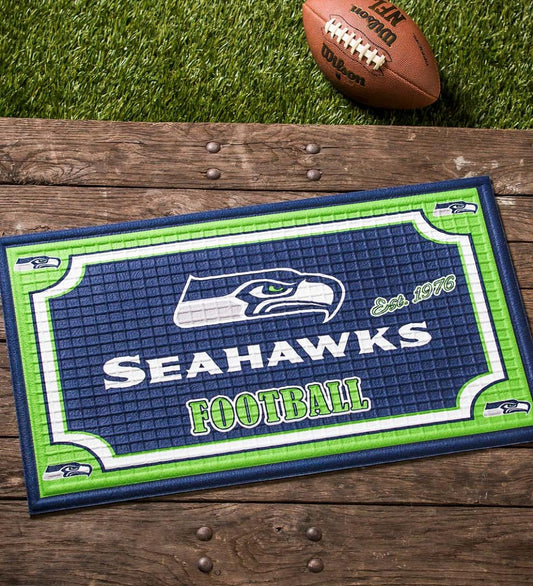 Plow & Hearth Doormats Indoor Living Indoor/Outdoor Nfl Team Pride Embossed Doormat - Denver Broncos