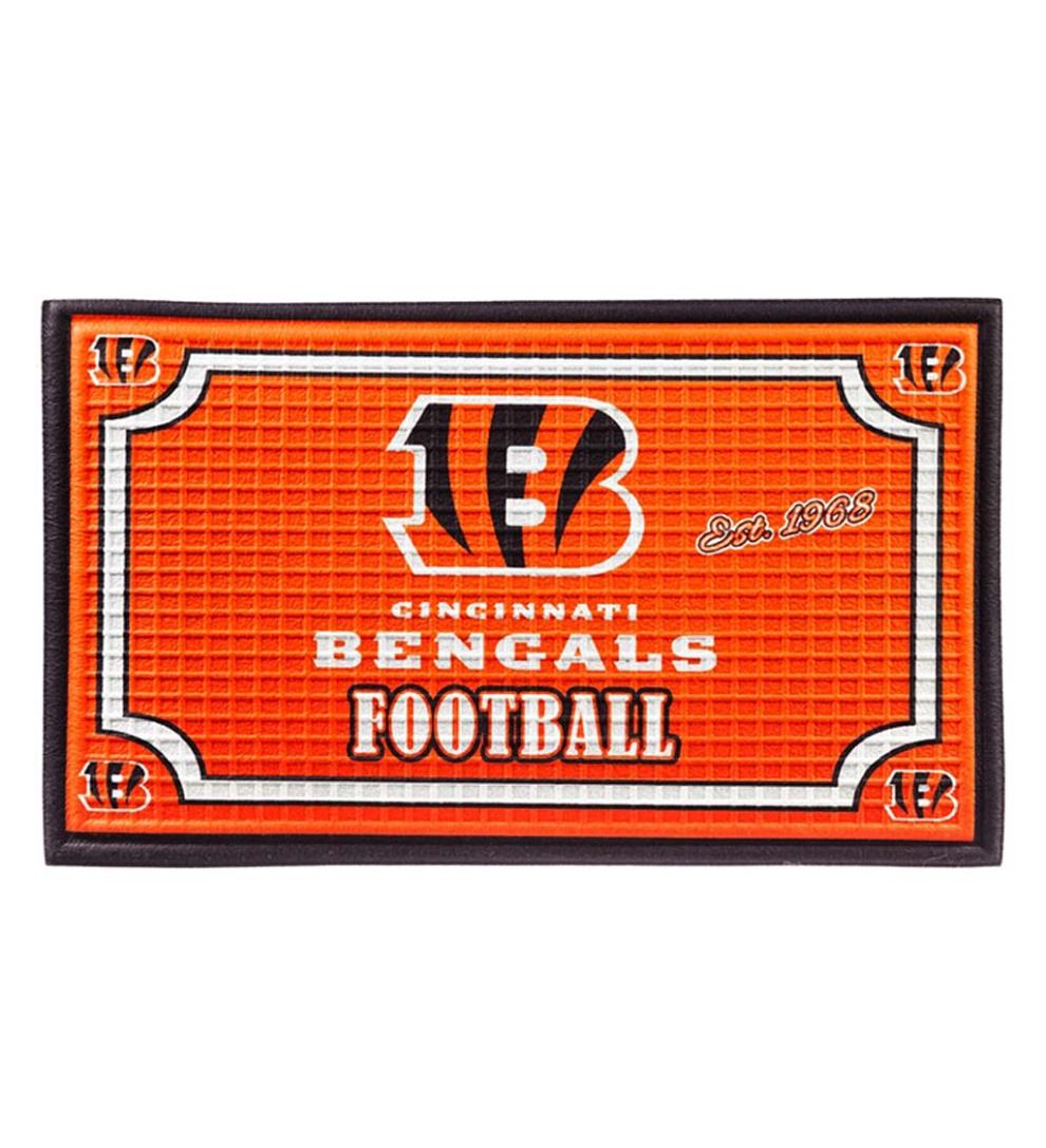 Plow & Hearth Doormats Indoor Living Indoor/Outdoor Nfl Team Pride Embossed Doormat - Denver Broncos