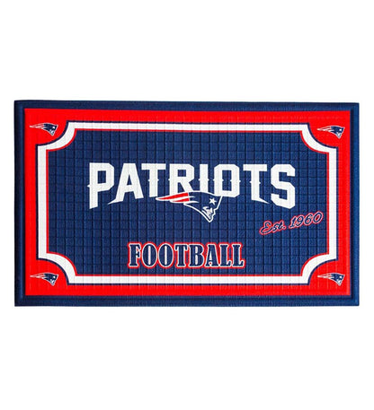 Plow & Hearth Doormats Indoor Living Indoor/Outdoor Nfl Team Pride Embossed Doormat - Denver Broncos