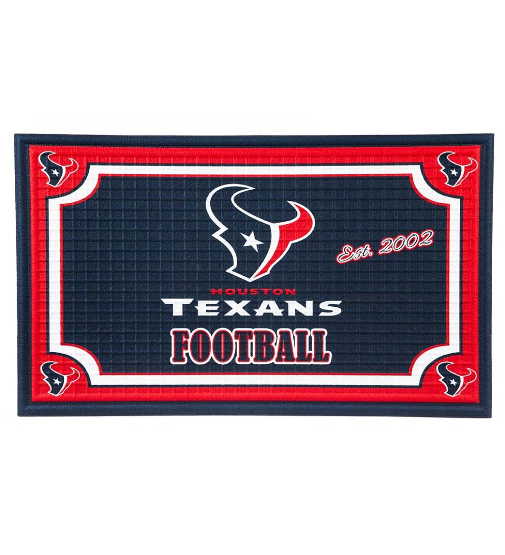 Plow & Hearth Doormats Indoor Living Indoor/Outdoor Nfl Team Pride Embossed Doormat - Denver Broncos