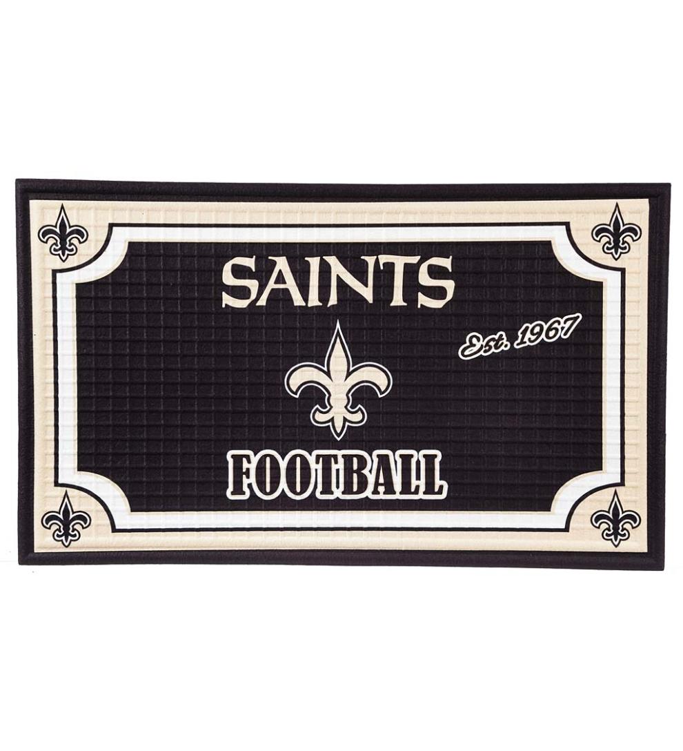 Plow & Hearth Doormats Indoor Living Indoor/Outdoor Nfl Team Pride Embossed Doormat - Denver Broncos