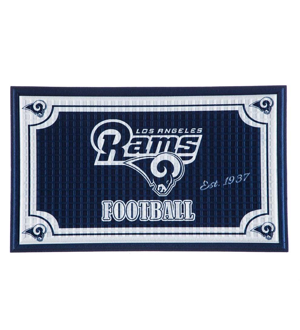 Plow & Hearth Doormats Indoor Living Indoor/Outdoor Nfl Team Pride Embossed Doormat - Denver Broncos