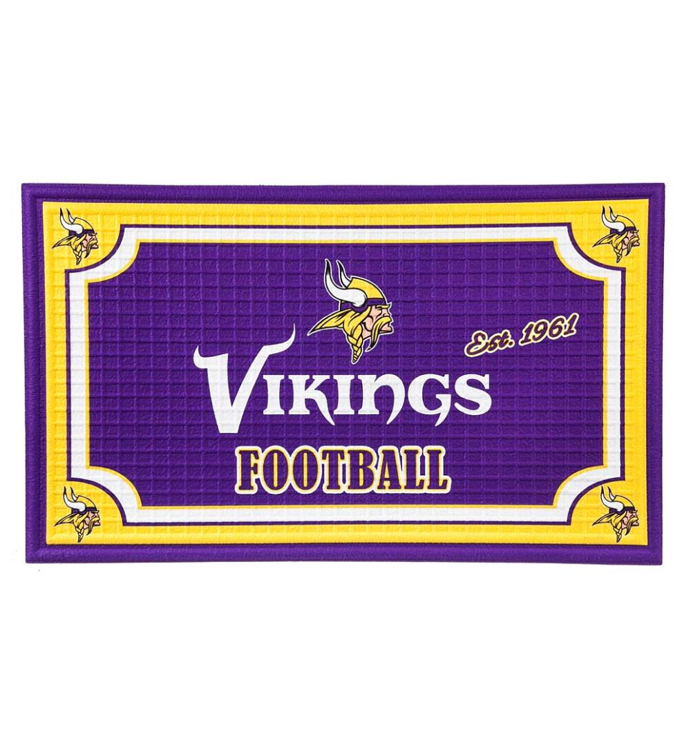 Plow & Hearth Doormats Indoor Living Indoor/Outdoor Nfl Team Pride Embossed Doormat - Denver Broncos