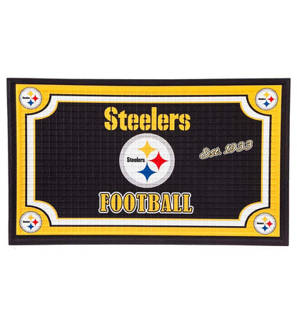 Plow & Hearth Doormats Indoor Living Indoor/Outdoor Nfl Team Pride Embossed Doormat - Denver Broncos
