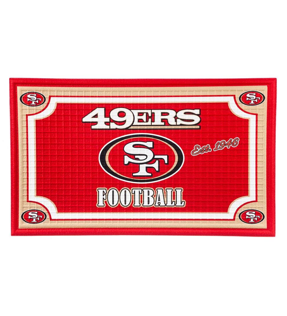 Plow & Hearth Doormats Indoor Living Indoor/Outdoor Nfl Team Pride Embossed Doormat - Denver Broncos