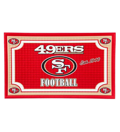 Plow & Hearth Doormats Indoor Living Indoor/Outdoor Nfl Team Pride Embossed Doormat - Denver Broncos