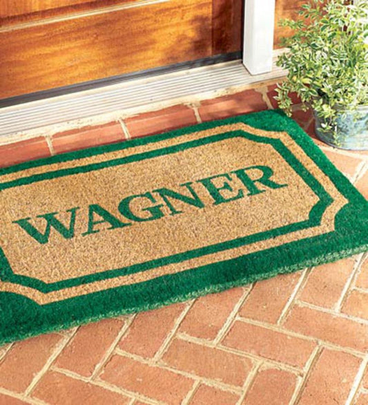 Plow & Hearth Doormats Indoor Living Personalized Doormat