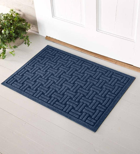 Plow & Hearth Doormats Indoor Living Waterhog Basket Weave Doormat