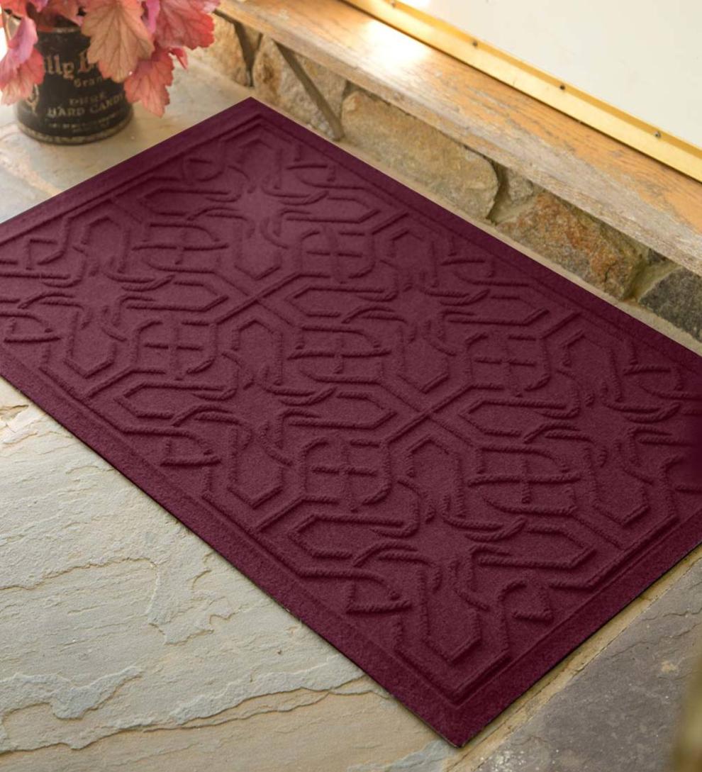 Plow & Hearth Doormats Indoor Living Waterhog Celtic Knot Doormat