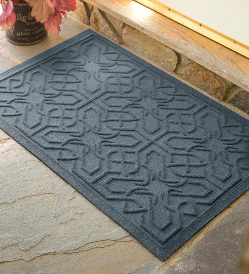 Plow & Hearth Doormats Indoor Living Waterhog Celtic Knot Doormat