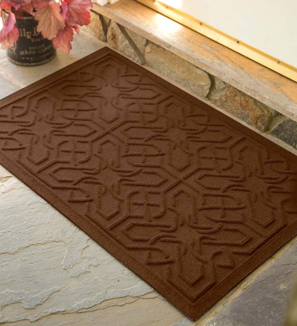 Plow & Hearth Doormats Indoor Living Waterhog Celtic Knot Doormat