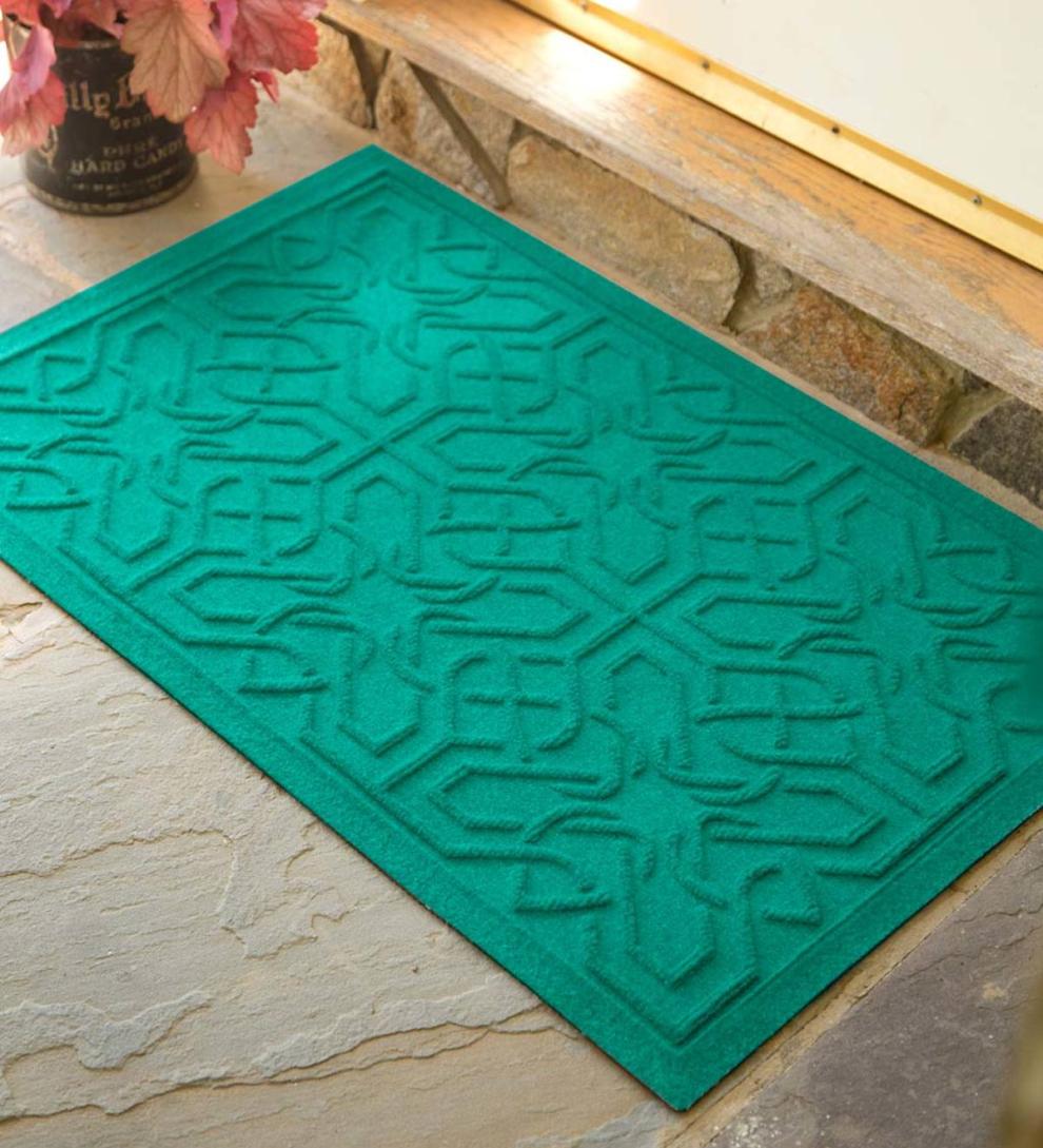 Plow & Hearth Doormats Indoor Living Waterhog Celtic Knot Doormat